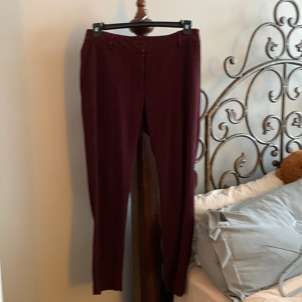 Burgundy pants